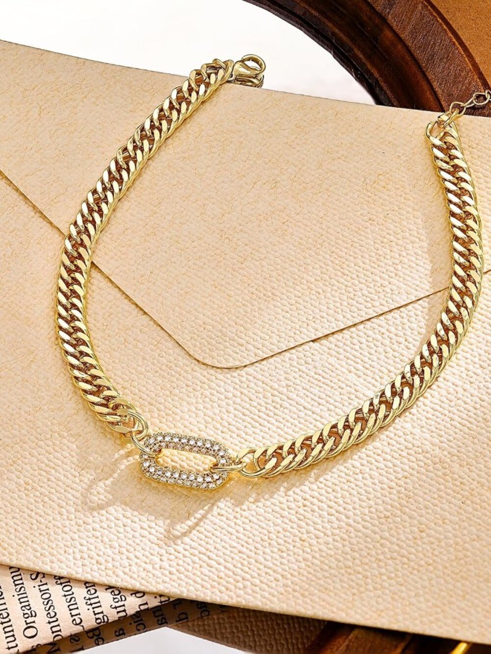 Gold Ankle Bracelets for Women Waterproof - Trendy 14K Gold Silver Plated Anklet - Picture 6 of 8